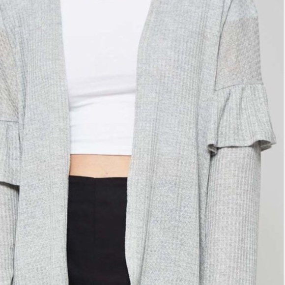 Grey Layering Cardigan NWT - Picture 3 of 3